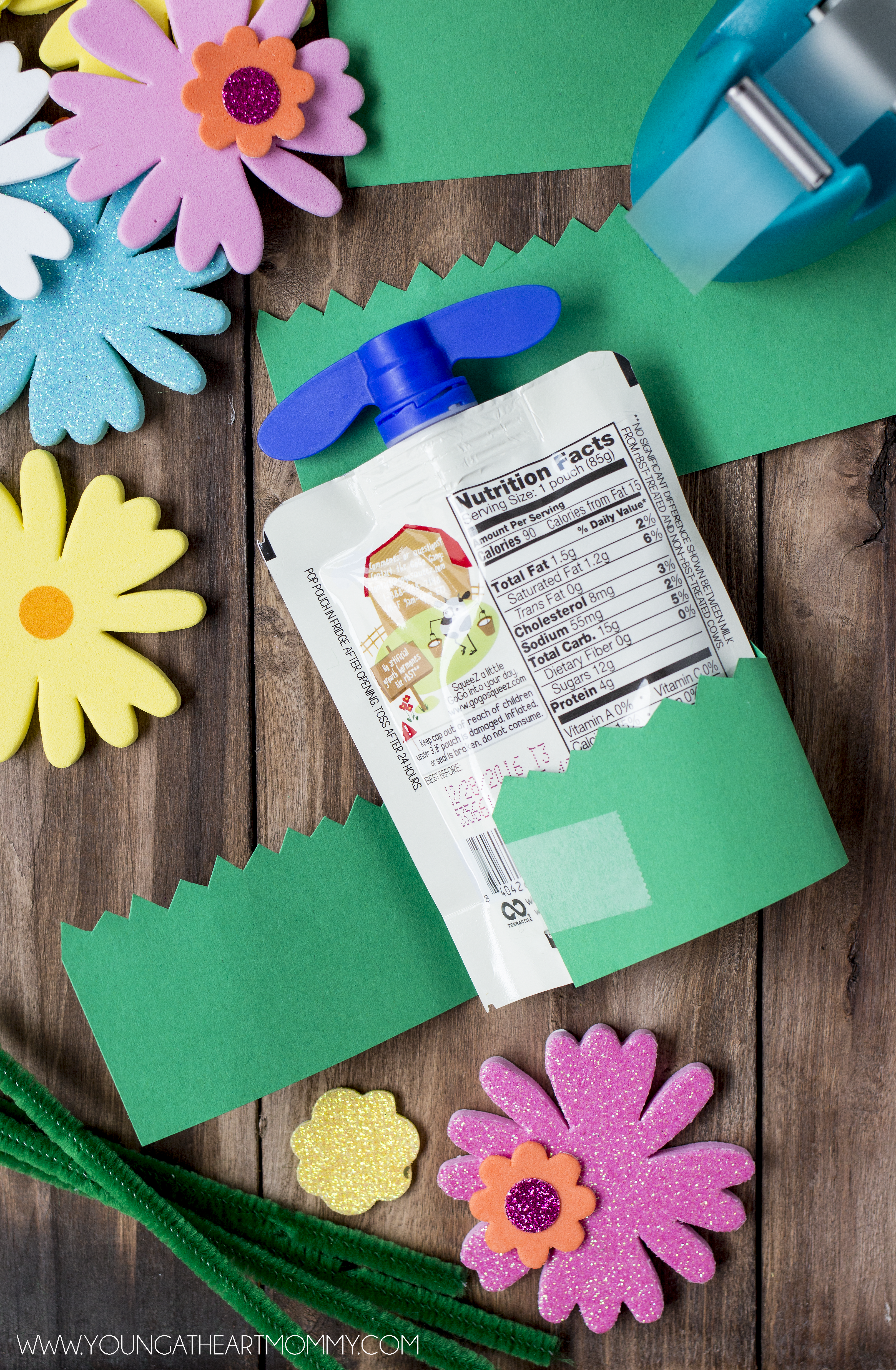 Springtime-Yogurt-Pouch-Craft