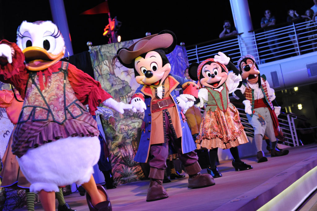 Dance the night away with Mickey's Pirate Crew (Photo: Disney Cruise Line)