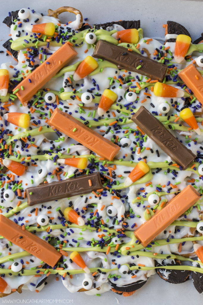 Kit Kat Halloween Bark