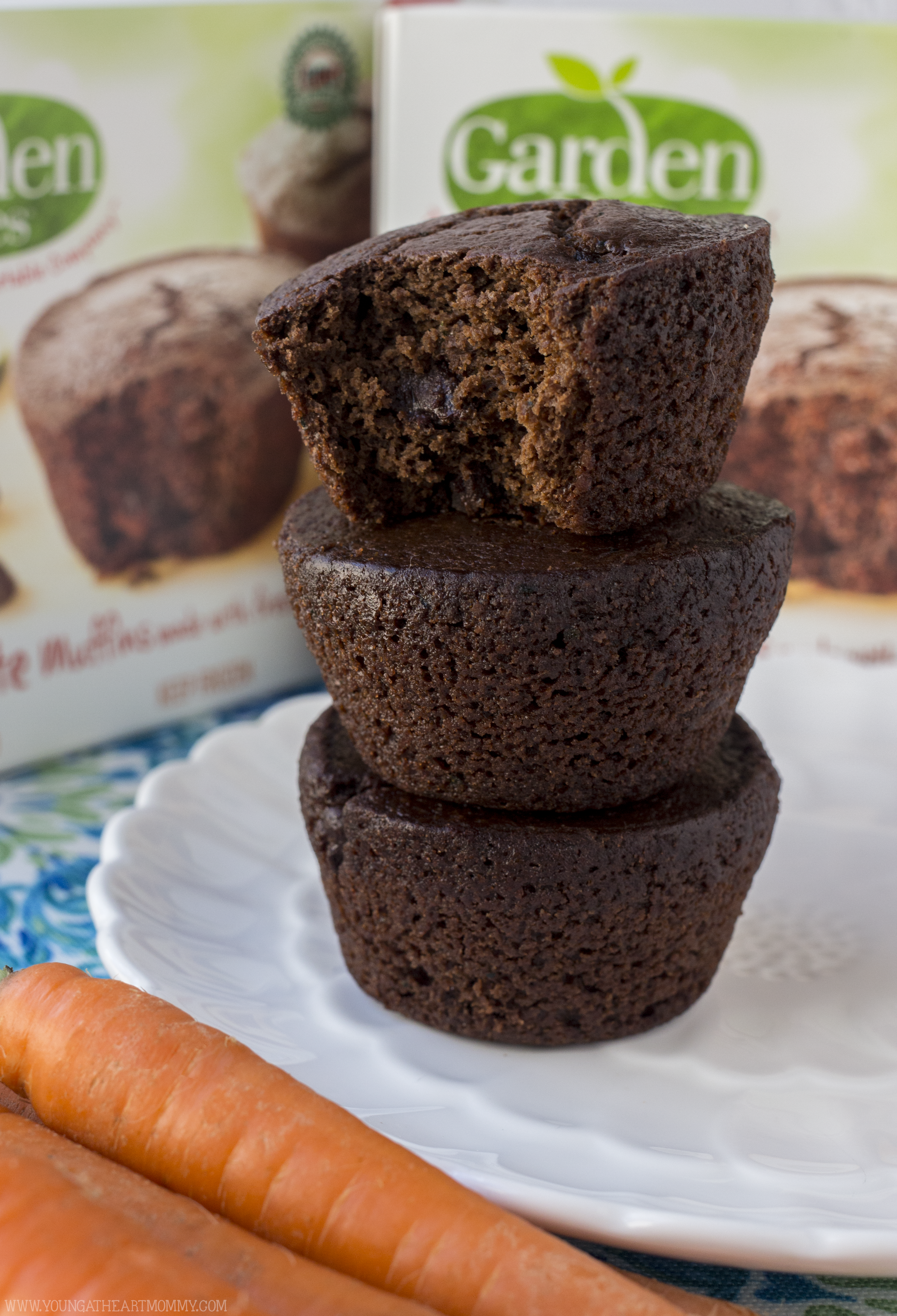 Hidden Veggies In Garden Lites Chocolate Muffins Young At Heart